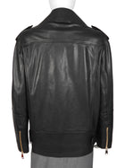 Dorothy Schumacher Black Sleek Statement Nappa Leather Zip Jacket - 2 / M