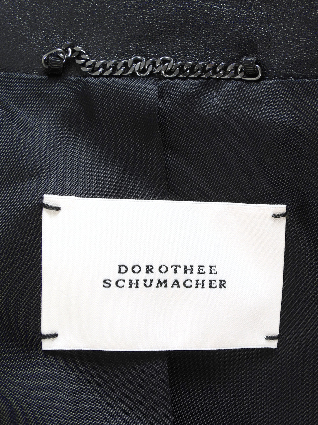 Dorothy Schumacher Black Sleek Statement Nappa Leather Zip Jacket - 2 / M