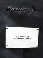 Dorothy Schumacher Black Sleek Statement Nappa Leather Zip Jacket - 2 / M