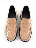 Dorothee Schumacher Beige Patent Loafer - 37.5