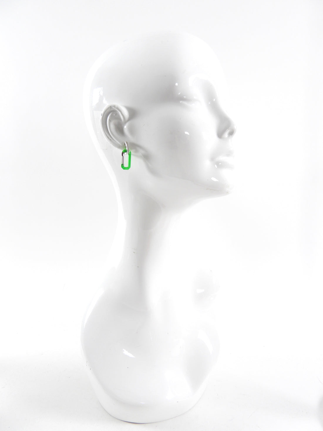 Eera x My Theresa Chiara Small 18k Gold Diamond Single Earring Green