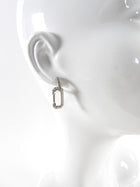 Eera x My Theresa Chiara Small 18k Gold Diamond Single Earring White
