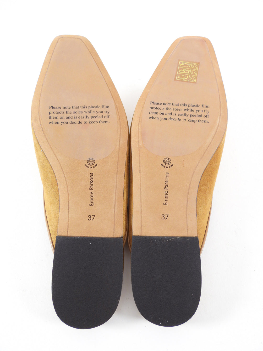 Emme Parsons Tan Suede Flat Mule - 37