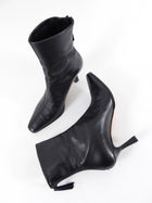 Emme Parsons Black Glove Leather Ankle Boots - 37