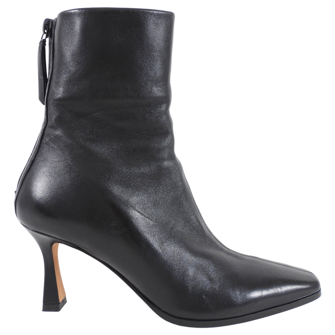 Emme Parsons Black Glove Leather Ankle Boots - 37
