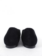 Emme Parsons Flat Black Suede Ballet Shoes - 37