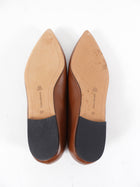 Emme Parsons Flat Cognac Leather Ballet Shoes - 37