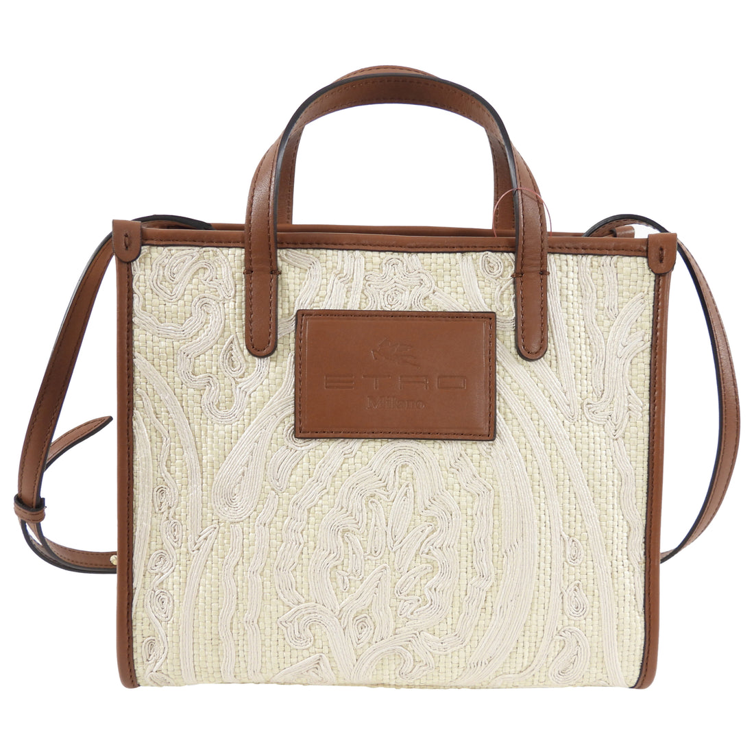 Etro Globetrotter Small Embroidered Tote Bag
