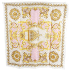 Fendace Fendi x Versace Limited Edition Pink White Silk Scarf