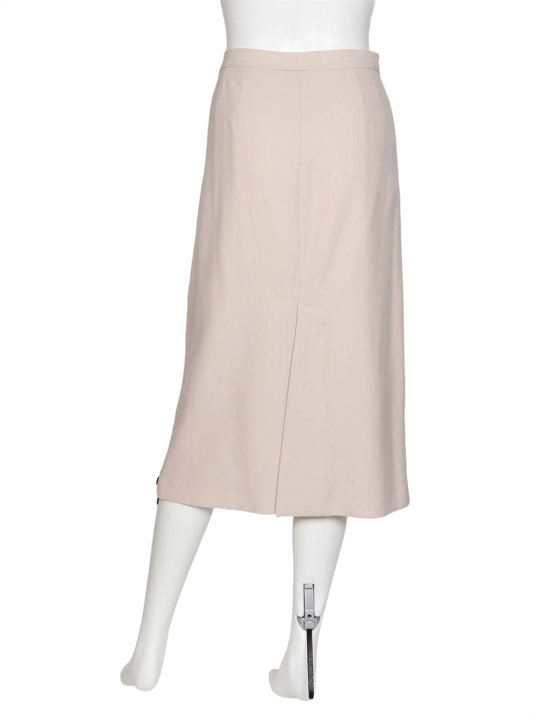 Fendi Blush FF Zip Down Midi Skirt - 46