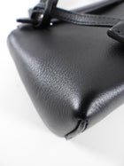Fendi Black Leather Mini By The Way Red Crystal Crossbody Bag