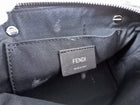 Fendi Black Leather Mini By The Way Red Crystal Crossbody Bag