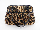 Fendi Vintage 2006 Leopard Print Pony Hair Patent B Bag