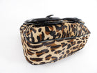 Fendi Vintage 2006 Leopard Print Pony Hair Patent B Bag