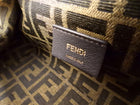 Fendi Black Smooth Leather Small First Bag