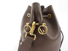 Fendi Brown Leather Mon Tresor Grand Bucket Bag