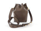 Fendi Brown Leather Mon Tresor Grand Bucket Bag