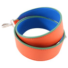 Fendi Red and Blue Leather Strap You Bag Strap