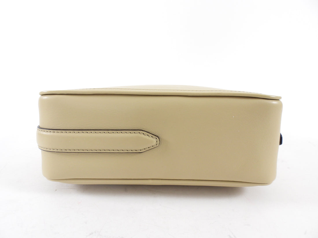 Fendi Beige Leather Crossbody Camera Bag