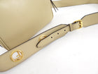 Fendi Beige Leather Crossbody Camera Bag