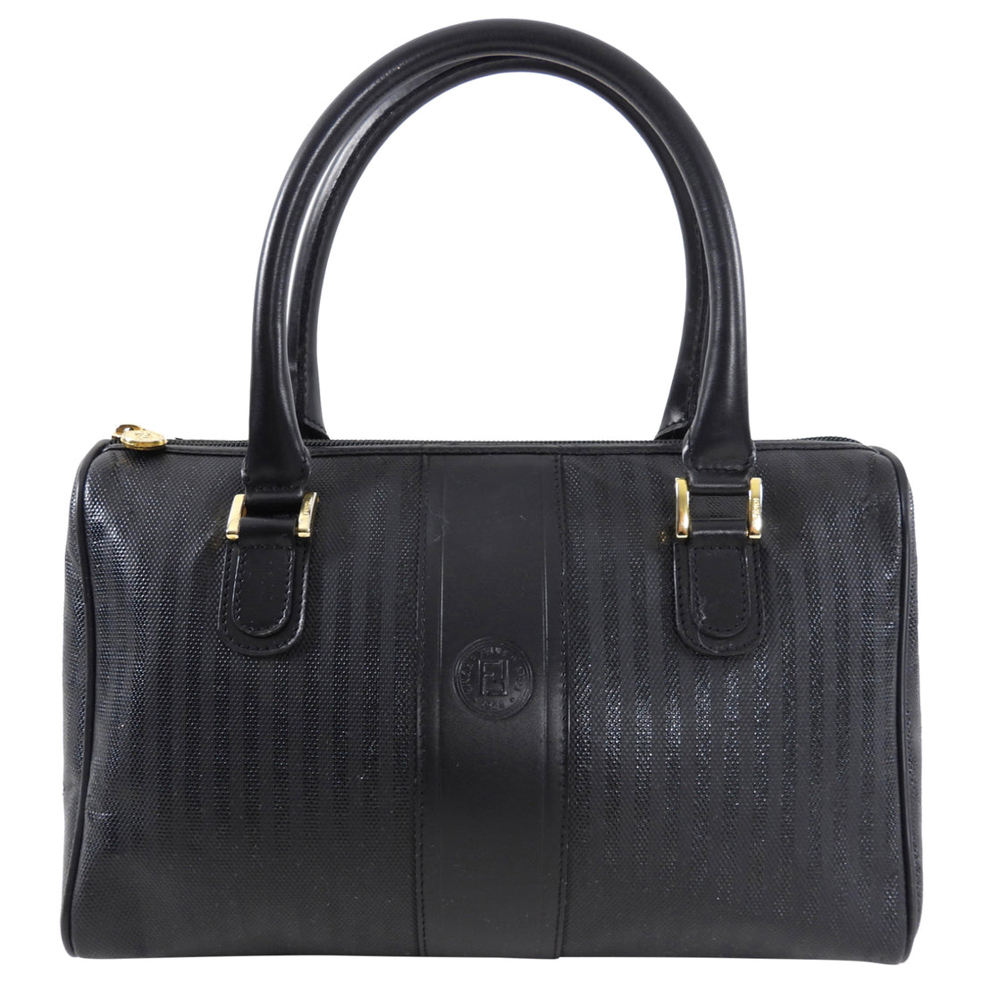 Fendi pequin boston bag hotsell