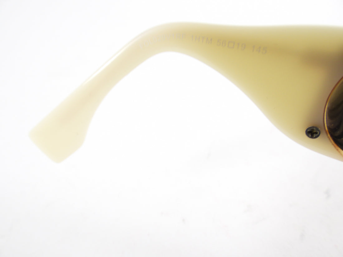 Fendi Ivory Acetate Cat Eye O'Lock Sunglasses 40049