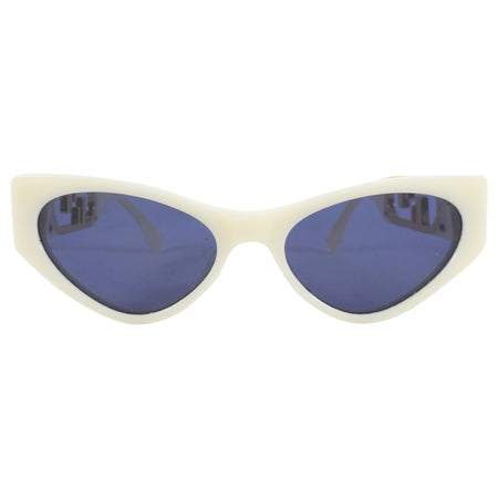 Fendi Ivory Acetate Cat Eye O'Lock Sunglasses 40049
