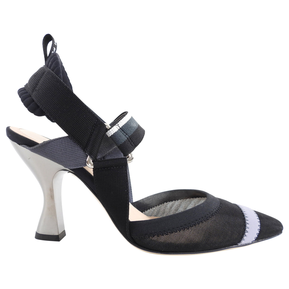 Fendi Black Mesh Colibri High Heels 37 – I MISS YOU VINTAGE