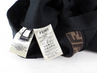 Fendi Black and Brown Jersey Zucca Print Slim Pant - IT40 / 4
