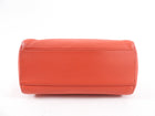 Fendi Red Leather Peekaboo Mini Two-Way Bag