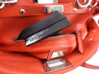 Fendi Red Leather Peekaboo Mini Two-Way Bag