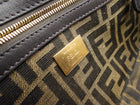 Fendi Brown FF Zucca Medium Two Way Baguette Bag