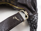 Fendi Brown Zucca Logo Spy Hobo Bag