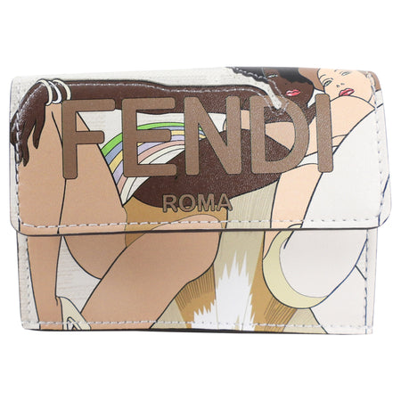 Fendi x Antonio Lopez Limited Edition Bikini Bathers Micro Trifold Wallet