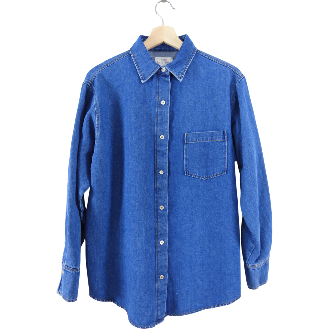 Forte Forte Blue Denim Button Down Shirt - S / M