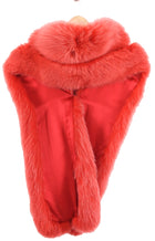 Vintage Red Fox Fur Stole Scarf