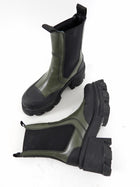 Ganni Dark Green Lug Sole 40mm Ankle Boot - 37 / 7
