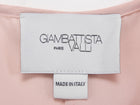 Giambattista Valli Pink green Flora Mesh Embroidered Silk Heart Gown - IT 42 / 6