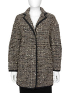 Giambattista Valli Tweed Sequin Wool Short Coat - 40 / US 4