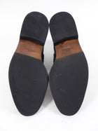 Givenchy Black Leather Studded Buckle Ankle Boots - 37