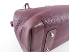 Goyard Plum Leather Goyardine Logo Bellechasse Biaude Shoulder Bag