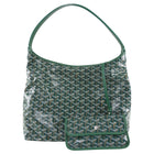 Goyard Green Goyardine Boheme Hobo Shoulder Bag