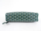 Goyard Green Monogram Jouvence MM Toiletry Bag Clutch with Wristlet