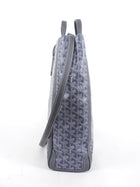 Goyard Grey Voltaire Satchel Tote Bag and Passport Holder Set