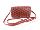 Goyard Red Goyardine Varenne Wallet on Strap