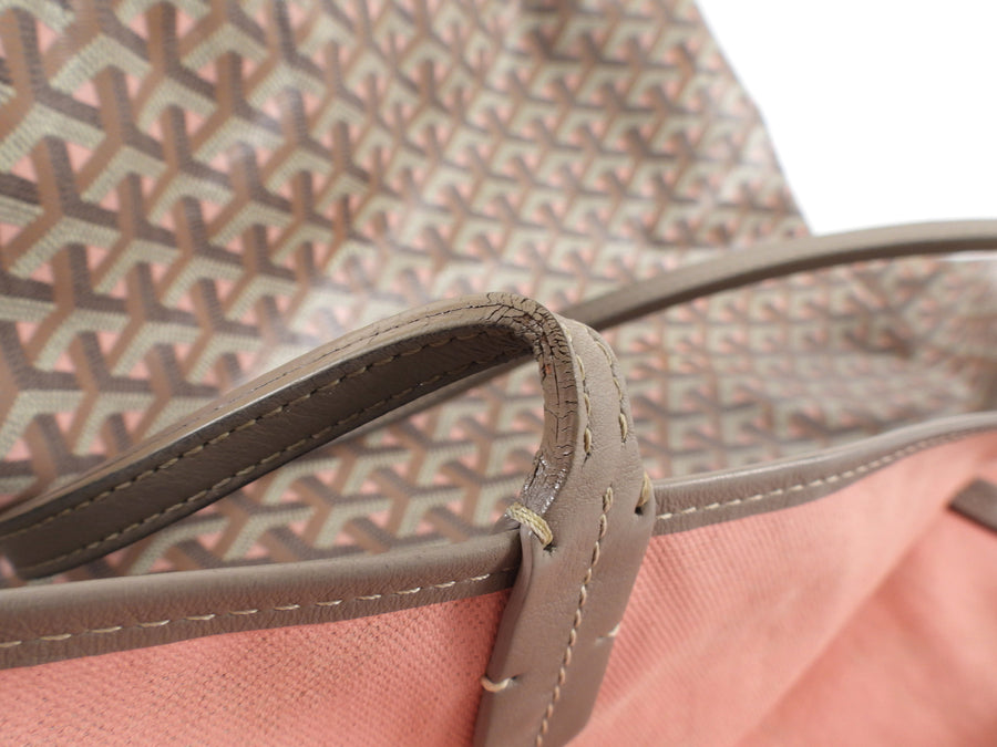 Goyard St. Louis GM Claire Voie Tote Bag Limited Edition Pink Taupe