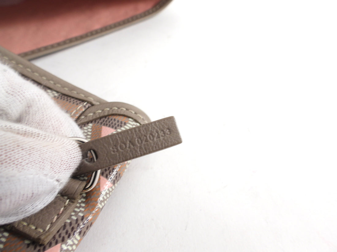 Goyard St. Louis GM Claire Voie Tote Bag Limited Edition Pink Taupe
