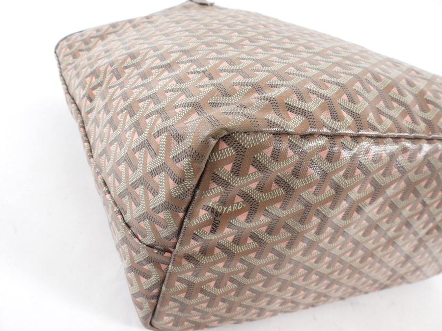 Goyard St. Louis GM Claire Voie Tote Bag Limited Edition Pink Taupe