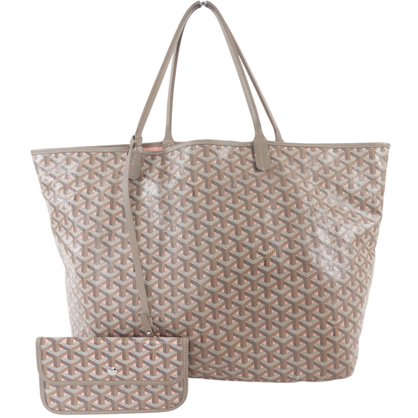 Goyard St. Louis GM Claire Voie Tote Bag Limited Edition Pink Taupe
