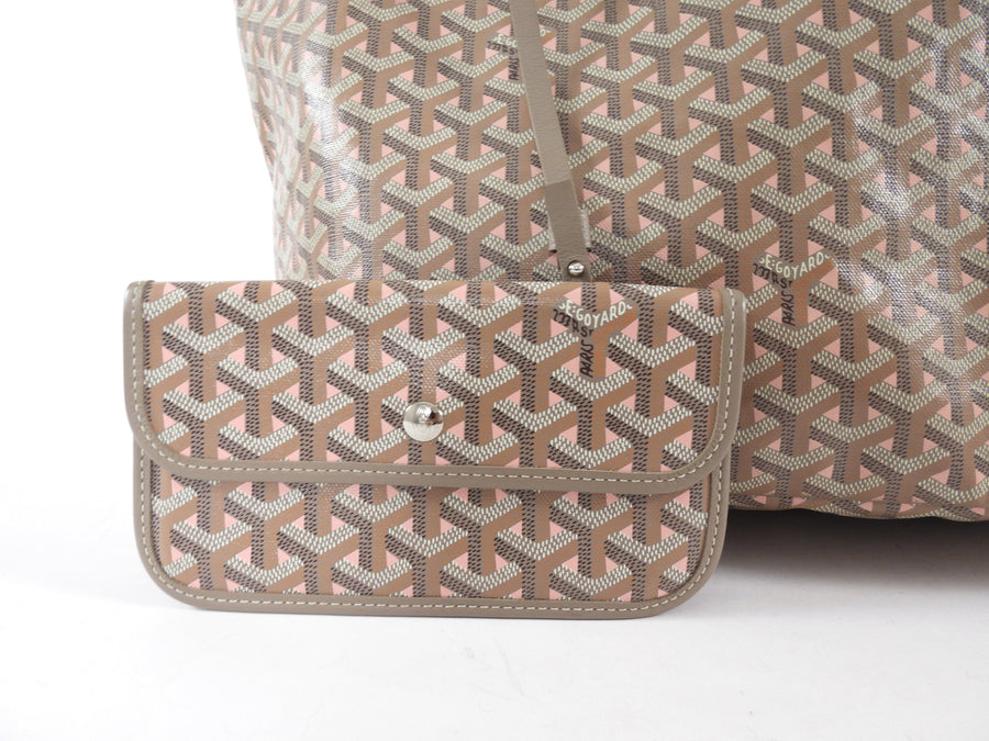 Goyard St. Louis GM Claire Voie Tote Bag Limited Edition Pink Taupe